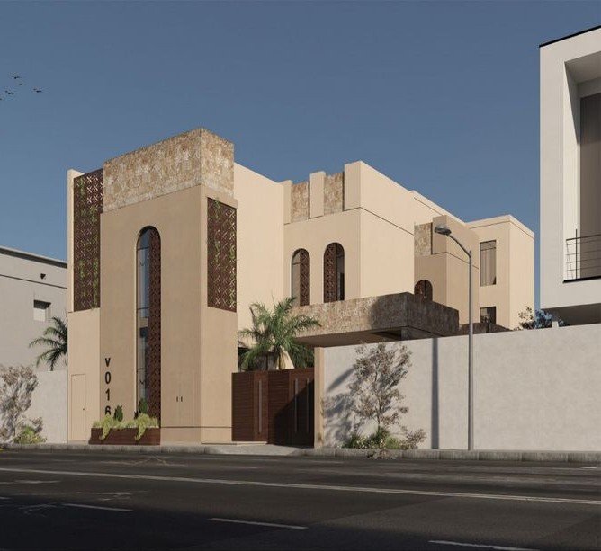مشروع بناء حديث